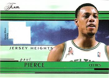 2002-03 Flair - Jersey Heights #JH-PP Paul Pierce Front