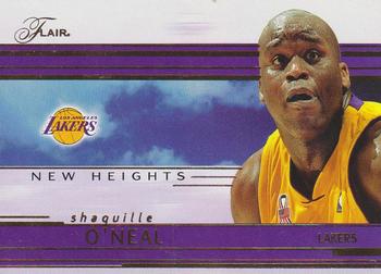 2002-03 Flair - New Heights #16 NH Shaquille O'Neal Front