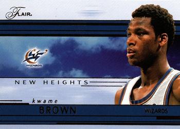 2002-03 Flair - New Heights #19 NH Kwame Brown Front