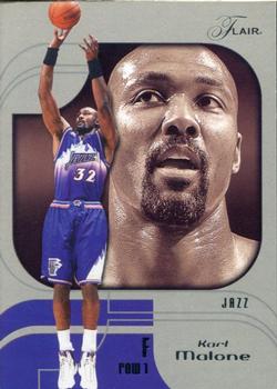 2002-03 Flair - Row 1 #7 Karl Malone Front