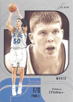 2002-03 Flair - Row 1 #36 Mike Miller Front