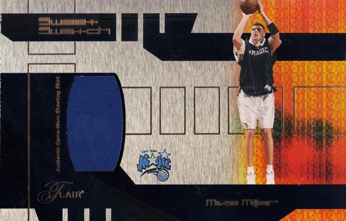 2002-03 Flair - Sweet Swatch Game Used #SS-MM Mike Miller Front
