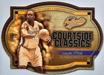 2002-03 Fleer Authentix - Courtside Classics Silver #7 CC Shaquille O'Neal Front