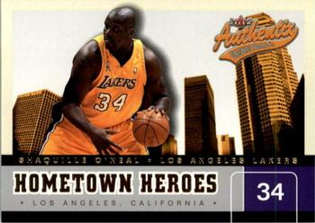 2002-03 Fleer Authentix - Hometown Heroes #17 HH Shaquille O'Neal Front