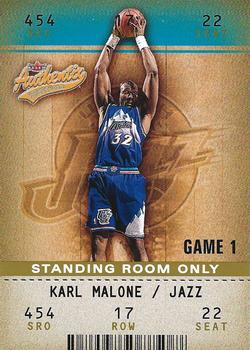 2002-03 Fleer Authentix - Standing Room Only #27 Karl Malone Front