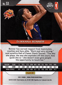 2021 Panini Prizm WNBA #53 DeWanna Bonner Back