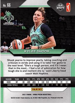 2021 Panini Prizm WNBA #66 Kylee Shook Back