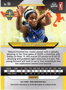 2021 Panini Prizm WNBA #84 Ruthy Hebard Back