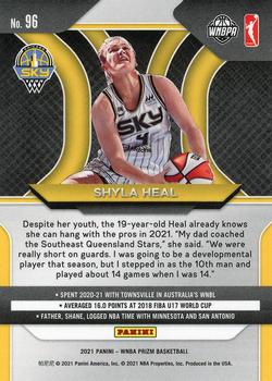 2021 Panini Prizm WNBA #96 Shyla Heal Back
