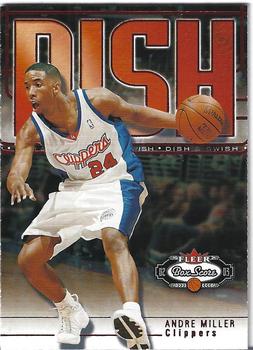 2002-03 Fleer Box Score - Dish and Swish #3 D&S Andre Miller Front