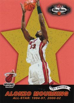 2002-03 Fleer Box Score - First Edition #189 Alonzo Mourning Front