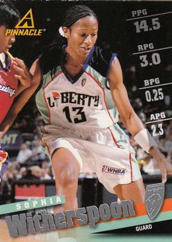 1998 Pinnacle WNBA #6 Sophia Witherspoon Front