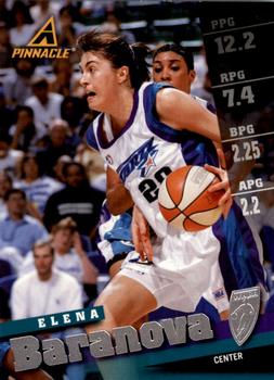 1998 Pinnacle WNBA #16 Elena Baranova Front