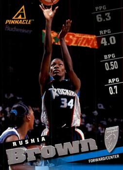 1998 Pinnacle WNBA #62 Rushia Brown Front