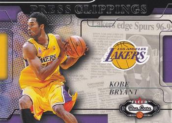 2002-03 Fleer Box Score - Press Clippings #15PC Kobe Bryant Front