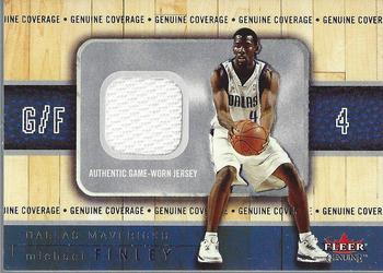 2002-03 Fleer Genuine - Coverage #NNO Michael Finley Front