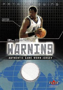 2002-03 Fleer Genuine - Global Warning Jersey #NNO Patrick Ewing Front