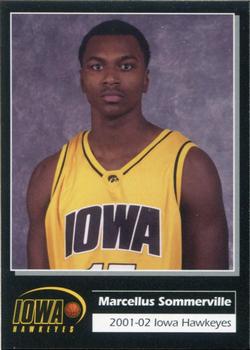 2001-02 Iowa Hawkeyes #NNO Marcellus Sommerville Front