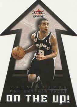 2002-03 Fleer Genuine - On the Up #UP 4 Tony Parker Front