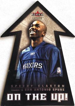 2002-03 Fleer Genuine - On the Up #UP 15 Speedy Claxton Front