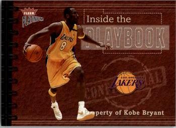 2002-03 Fleer Platinum - Inside the Playbook #2 PB Kobe Bryant Front