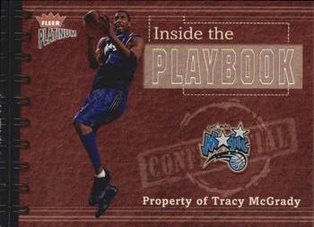 2002-03 Fleer Platinum - Inside the Playbook #4 PB Tracy McGrady Front