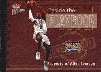 2002-03 Fleer Platinum - Inside the Playbook #5 PB Allen Iverson Front