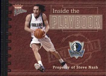 2002-03 Fleer Platinum - Inside the Playbook #11 PB Steve Nash Front