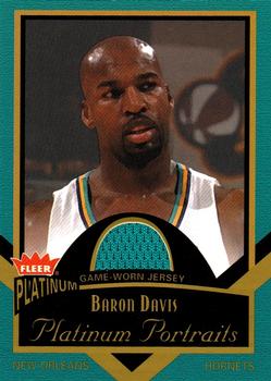 2002-03 Fleer Platinum - Platinum Portraits Game Worn Jerseys #PP/BD Baron Davis Front