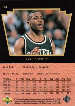 1998 SP Top Prospects #12 Earl Boykins Back