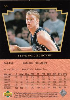 1998 SP Top Prospects #30 Steve Wojciechowski Back