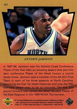 1998 SP Top Prospects #41 Antawn Jamison Back