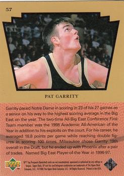 1998 SP Top Prospects #57 Pat Garrity Back