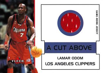 2002-03 Fleer Premium - A Cut Above #NNO Lamar Odom Front