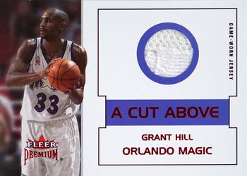 2002-03 Fleer Premium - A Cut Above Ruby #NNO Grant Hill Front