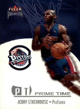 2002-03 Fleer Premium - Prime Time #12 PT Jerry Stackhouse Front