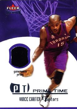 2002-03 Fleer Premium - Prime Time Game Used #NNO Vince Carter Front