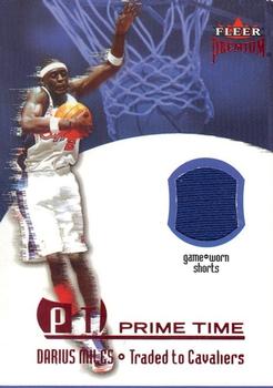 2002-03 Fleer Premium - Prime Time Game Used Ruby #NNO Darius Miles Front