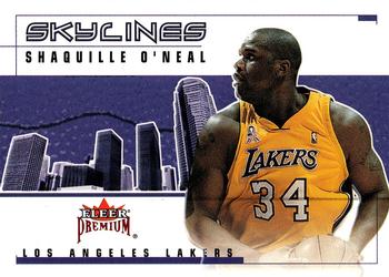 2002-03 Fleer Premium - Skylines Ruby #2 SL Shaquille O'Neal Front