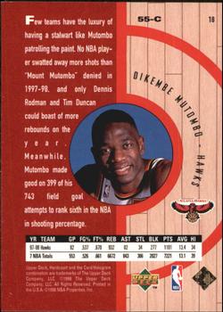 1998 Upper Deck Hardcourt #18 Dikembe Mutombo Back