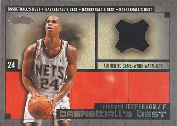 2002-03 Fleer Showcase - Basketball's Best Memorabilia #NNO Richard Jefferson Front