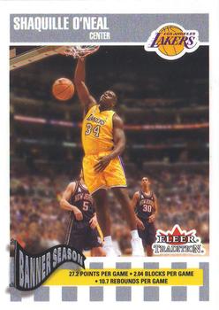 2002-03 Fleer Tradition - Crystal #258 Shaquille O'Neal Front