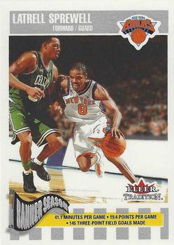 2002-03 Fleer Tradition - Crystal #262 Latrell Sprewell Front