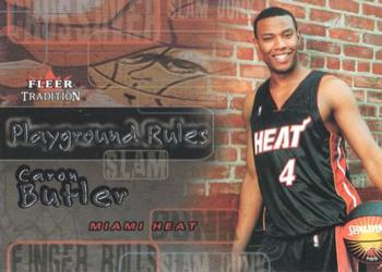 2002-03 Fleer Tradition - Playground Rules #6PR Caron Butler Front