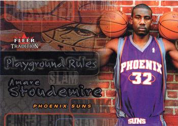 2002-03 Fleer Tradition - Playground Rules #16PR Amare Stoudemire Front