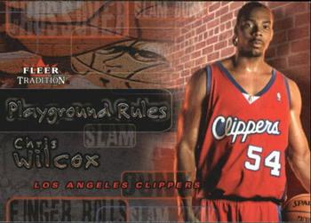 2002-03 Fleer Tradition - Playground Rules #24PR Chris Wilcox Front