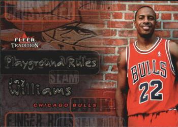 2002-03 Fleer Tradition - Playground Rules #28PR Jay Williams Front