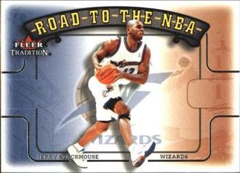 2002-03 Fleer Tradition - Road to the NBA #1 RTN Jerry Stackhouse Front
