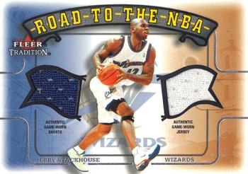 2002-03 Fleer Tradition - Road to the NBA Game-Used #NNO Jerry Stackhouse Front
