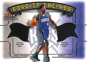 2002-03 Fleer Tradition - Road to the NBA Game-Used #NNO Chris Webber Front